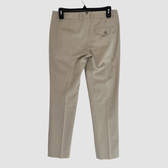 Theory  Womens Khaki Dress Ankle Pants Size 4 ($325) - Picture 2 of 7